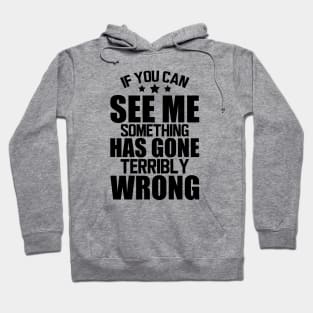 Stage Crew - If you can see me something has gone terribly wrong Hoodie